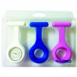 MONTRE INFIRMIERE SILICONE BLANC