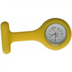 MONTRE INFIRMIERE SILICONE JAUNE
